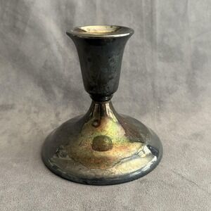 Mid-Century Vintage International Silver Co Silverplate‎ Candlestick Holder